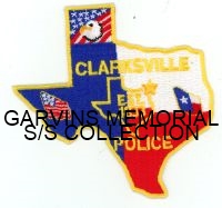 TEXAS,CLARKSVILLE POLICE 1
